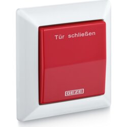 GEZE Handauslösetaster AS 500 alpinweiß/rot