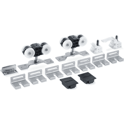 GEZE Set Doppelrollenwagen Perlan 140, Kunststoff