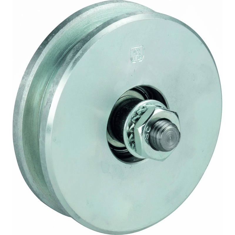 880 S Stahlrolle verzinkt, blau, bis 150 kg