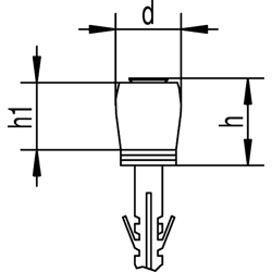 HELM-FÜHRUNGSROLLE 358 DÜ NYLONROLLE