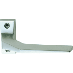 KWS Türdrückergarnitur 3407 ohne Schlüsselrosette, Aluminium