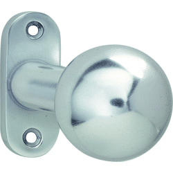 KWS Knopf auf Rosette 3471, Aluminium