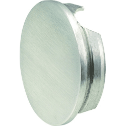 KWS Garder.syst.-Endkappe 25x1, 5mm 7505 Edelstahl matt gebürstet
