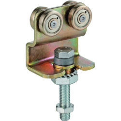 HELM 586 Rollapparat M20,  verzinkt,  gelb,  doppelpaarig