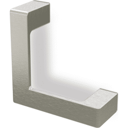 Livorno Griff Edelstahl Optik gebuerstet BA64mm L57,25mm H22mm