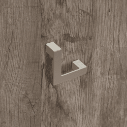 Livorno Griff Edelstahl Optik gebuerstet BA64mm L57,25mm H22mm