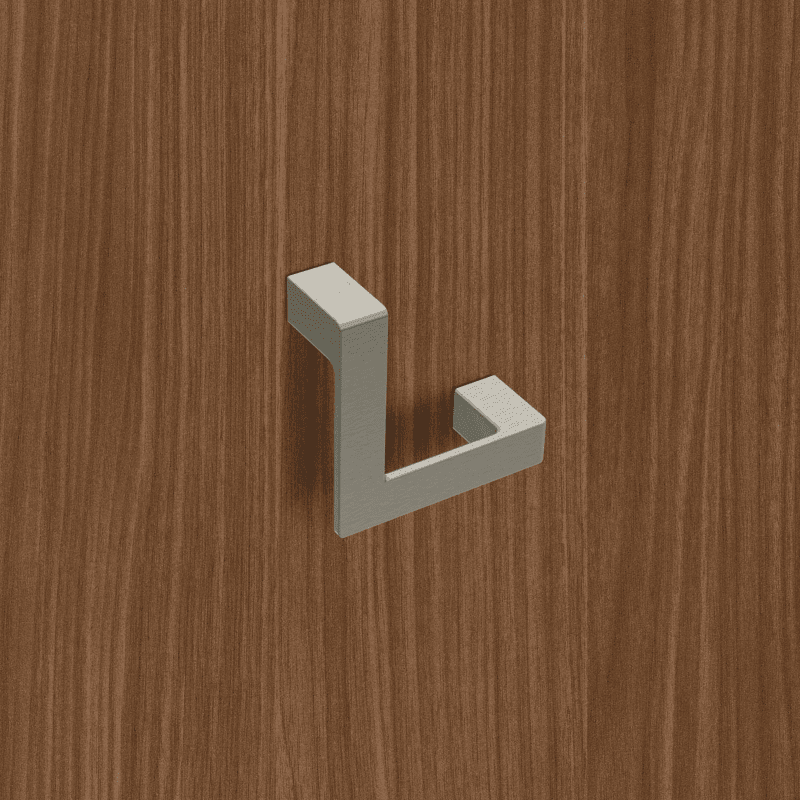 Livorno Griff Edelstahl Optik gebuerstet BA64mm L57,25mm H22mm