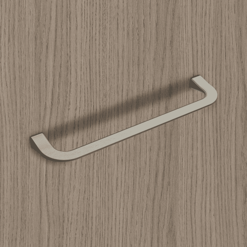 Lungro Griff Edelstahl Optik gebuerstet BA160mm L171mm B11mm H37mm