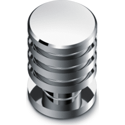Hettich Oriolo Knopf verchromt glanz H25mm D16mm