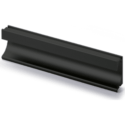 Hettich Spira Einsetzgriff schwarz matt L2000mm B43mm H17, 5mm