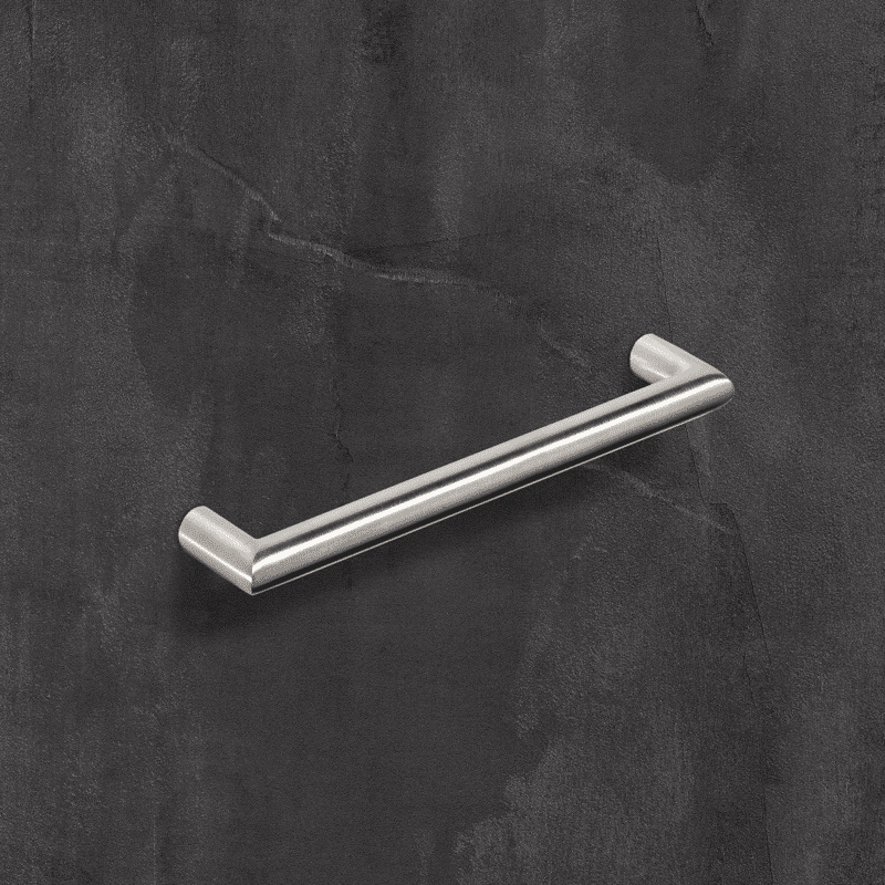 MB-Gehrungsgriff, Narona, 9070970, B12x96mm, H30mm, edelstahl, gebürstet