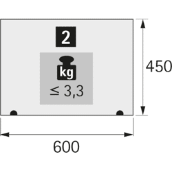 Möbel-Klappenscharnier,  Markant 11,  40242,  Zinkdruckguss vernickelt