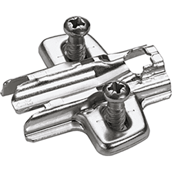 Hettich Möbel-Kreuzmontageplatte,  Distanz 8mm,  Sensys 8099,  9071629,  vernickelt