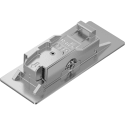 Hettich Montageplatte zum Kleben, Zinkdruckguss