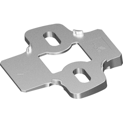Hettich Winkeladapter für Kreuzmontageplatten Sensys, Zinkdruckguss