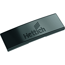 Hettich Möbel-Zierkappe,  für Scharnierarm Sensys,  Sensys,  9091821,  Stahl obsidianschwarz