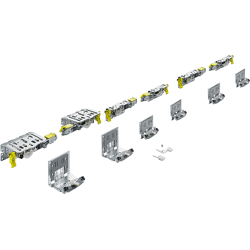 Hettich TopLine XL,                                          Set Lauf- und Führungsteile,                                          18 - 30 mm