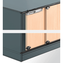 Hettich MB-Zuhaltung, STB55, 9115218, Kunststoff grau