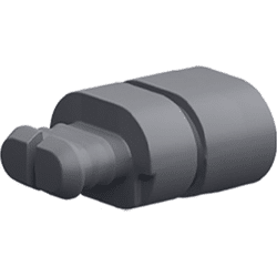 Hettich ANSCHLAGDAEMPFER WL-L PC ANTHR VE10