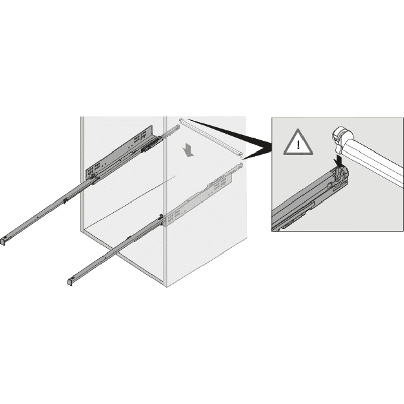 Adapter Quadro 9219966,  einseitig, Typ A,  grau