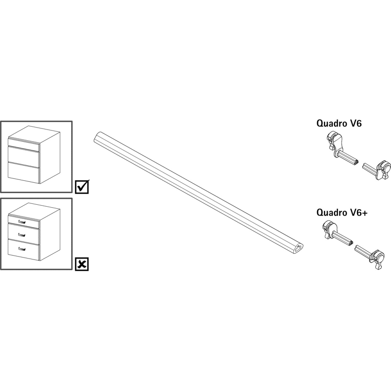 Verbinder Quadro 9221295,  grau