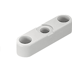 Hettich Auszugsführung- Aufsteckhalter, für Holzschubkasten, 47216, Mont. vorn, beige
