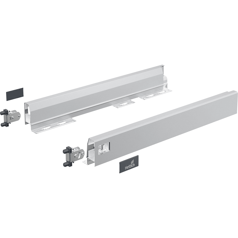 Set Zarge ArciTech, 78 mm / 500 mm, silber, links und rechts