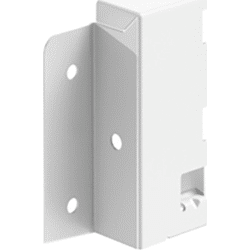 Hettich Schubkasten-Rückwandverbinder, links, InnoTech Atira, 9194627, Stahl weiß