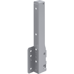 Hettich Schubkasten-Rückwandverbinder, links, InnoTech, 9027831, Stahl silber
