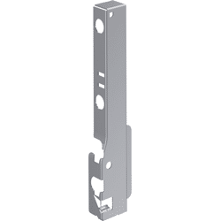 Hettich Schubkasten-Rückwandverbinder, rechts, InnoTech, 9027832, Stahl silber