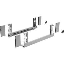 Hettich AVANTECH YOU INLAYZARGE STAHL SILBER GARNITUR H187 NL550