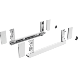 Hettich AVANTECH YOU INLAYZARGE STAHL WEISS GARNITUR H187 NL550