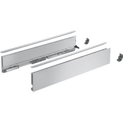 Hettich AVANTECH YOU ZARGE STAHL SILBER SET H101 NL450