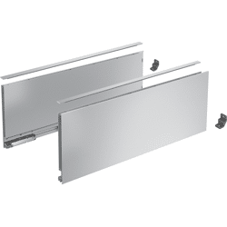 Hettich AVANTECH YOU ZARGE STAHL SILBER SET H187 NL550