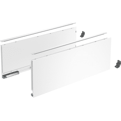 Hettich AVANTECH YOU ZARGE STAHL WEISS SET H187 NL300