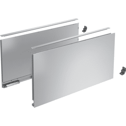 Hettich AVANTECH YOU ZARGE STAHL SILBER SET H251 NL450