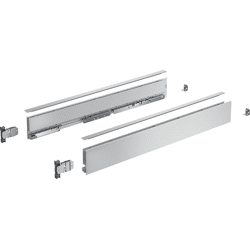 Hettich AvanTech YOU Set Zarge Höhe 77 mm,  NL 500 mm,  silber,  links und rechts