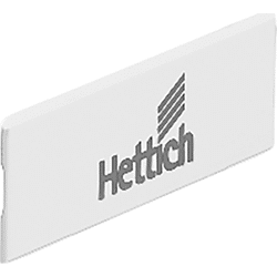 Hettich Möbel-Zierkappe, für Schubkasten, InnoTech Atira, 9194647, Kunststoff weiß
