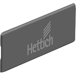 Hettich Möbel-Zierkappe,            für Schubkasten,            InnoTech Atira,            9194648,            Kunststoff dunkelgrau