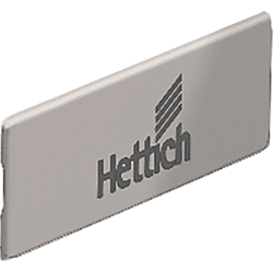 Hettich Zierkappe, f.Schubkast., InnoTech Atira, 9194656, Kunststoff edelstahloptik