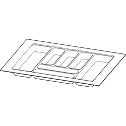 Hettich Möbel-Schubkasteninnenorganisation, OrgaTray 440, 9194937