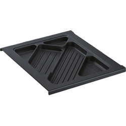 Hettich Büromöb.-Schreibmaterialschale, Caddy Systema Top 2000 9065669, Kunststoff schw.