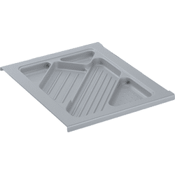 Hettich Büromöb.-Schreibmaterialschale, Caddy Systema Top 2000 9082379, KF aluoptik