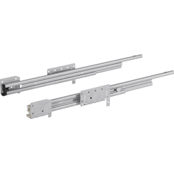Hettich Stahlschubk.-Auszugsführung, Vollauszug, Quadro Duplex 25 41085