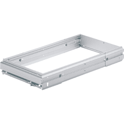 Stahlschubkasten-Hängeregistr.rahmen,  Systema Top 2000 9011417,  aluminiumoptik