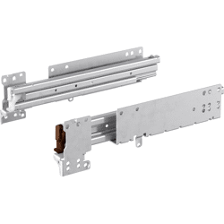 Hettich Büroschr.-Auszugsführung, für Korpusbauweise, Quadro Duplex 60 9078681, verzinkt