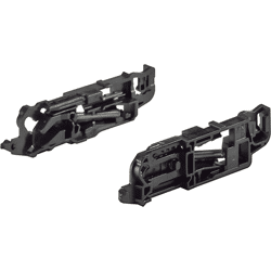 Hettich Selbsteinzugsgehäuse Quadro Duplex, beidseitig