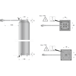 Hubsäule LegaDrive, elektromotorisch, Aluminium (NIK)