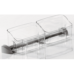 Hettich Hochschrank-Vorratsschalen-Set, individuell organisierbar, 41172, KF transparent