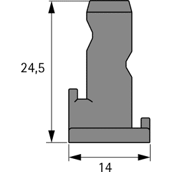 Hettich FurnSpin Cadro Beschlagcover Weiss